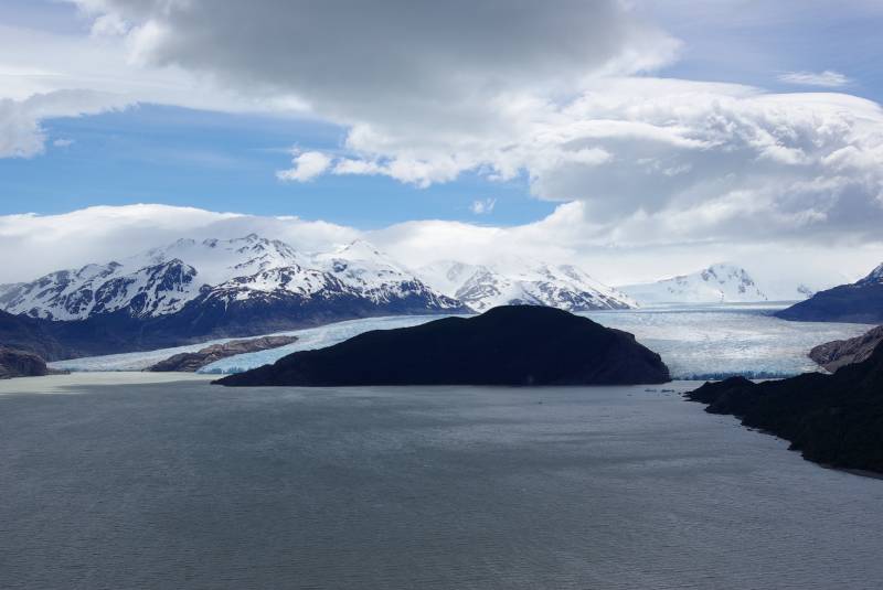 View over Glacier Grey.